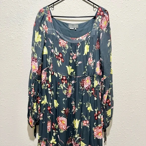 Anthropologie Evelin Maxi Dress Peasant Style Extra Large XL - Picture 3 of 8